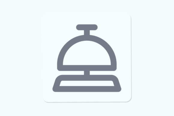 Bell Graphic Design Asset for Icons and Digital Products