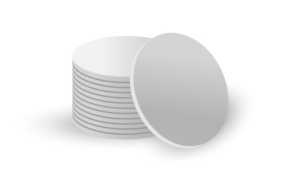 Coaster Stack Mockup for Crafts and Designs Amp