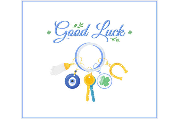 Fortune Amulets Social Media Post Mockup for Graphics and Illustrations