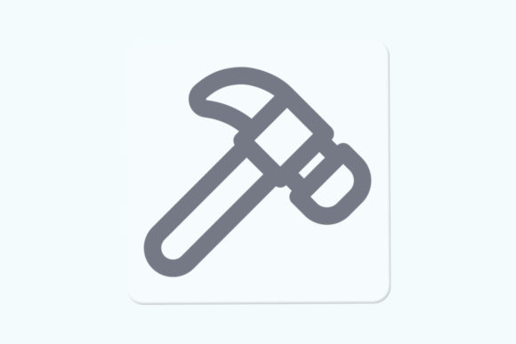 Hammer Graphic Design Asset for Crafting and Handmade Business