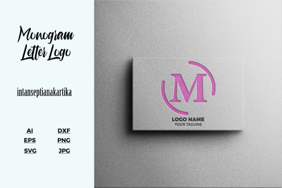 Logo Letter M Mockup Texture - A Versatile Graphic Design Asset for Handmade Creations