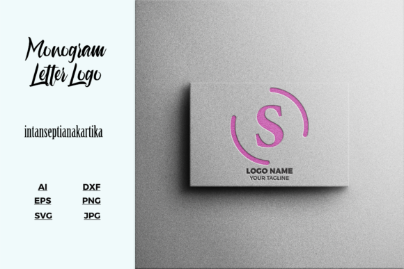 Logo Letter S Mockup Texture for Logos and Graphics