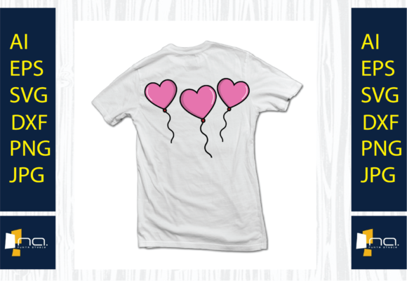 Love Sublimation Heart Mockup for Graphics and Crafts