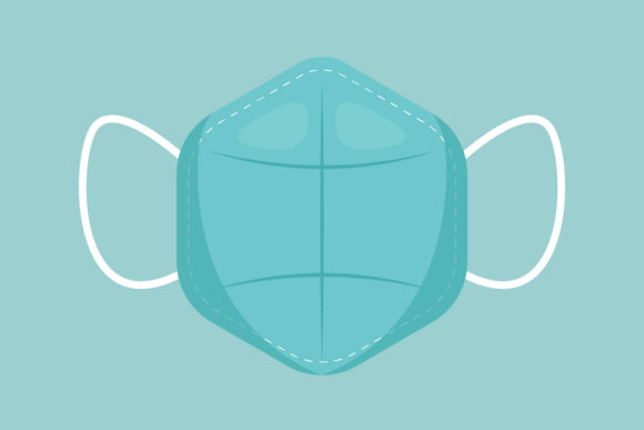 Mask Graphic Icon for Local Business Branding
