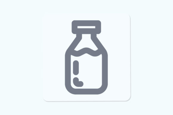Milk Graphic Design Asset for Crafting and Handmade Projects