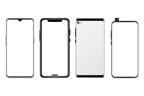 Mobile Phone Mockup Design Collection for Graphic Templates