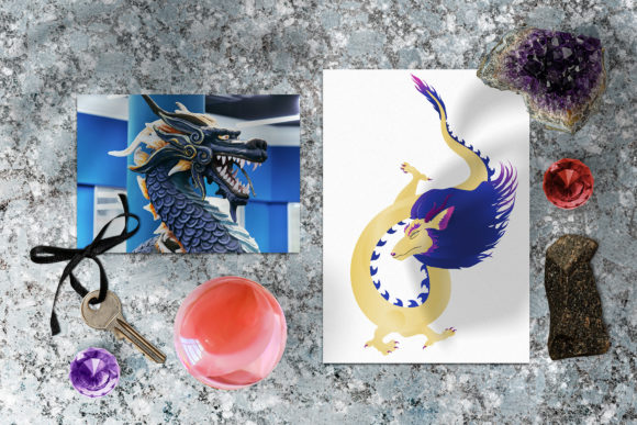 Mystic Esoteric Stationery Cards Mockup - Graphics for Stationery Mockups