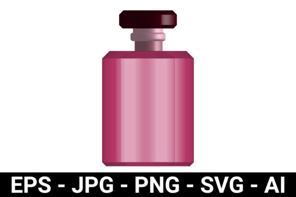 Parfume Bottle 3D Mockup Product for Crafting and Graphics