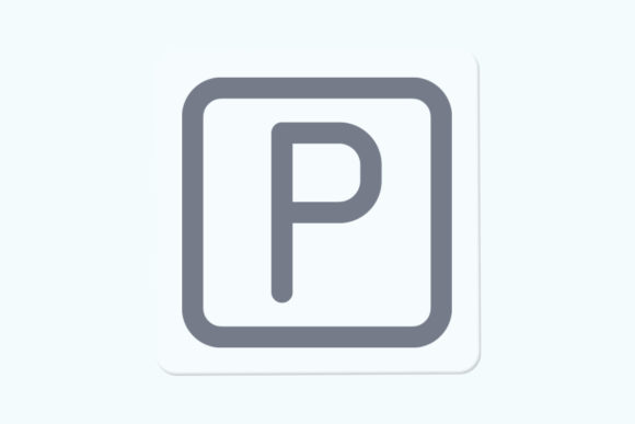 Parking Graphic Design Asset for Illustrations and Commercial Use