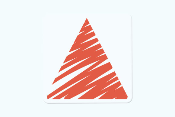 Triangle Graphic Design Asset for Crafting and Handmade Business