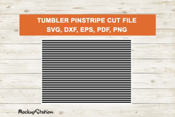 Tumbler Pinstripes Graphics for Crafts and Creative Projects
