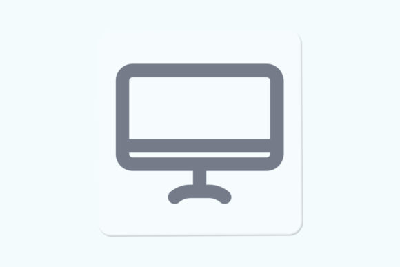 Tv Graphic Icon for Modern Design Projects